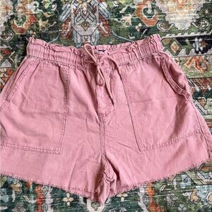 Arizona Jean Company Pink Linen Shorts